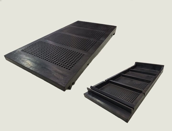 rubber modular panels light duty 